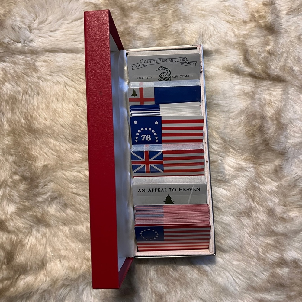 NWT/ NWOT Vintage Bicentennial Playing Cards 1776-1976 - Six Sets of Card & Case